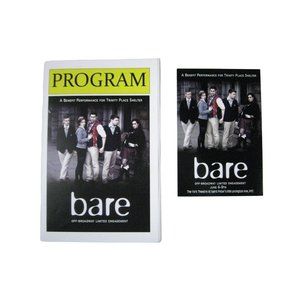 Bare Program 2013 York Theatre Off Broadway Hartmere Intrabartolo Devon Show